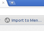 Mendeley import button